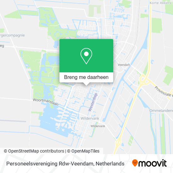 Personeelsvereniging Rdw-Veendam kaart