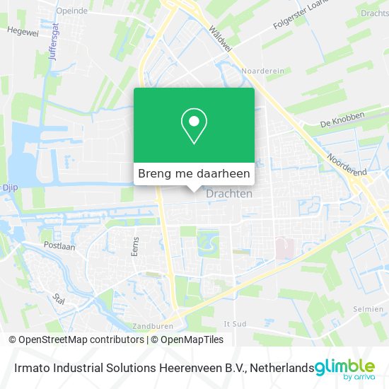 Irmato Industrial Solutions Heerenveen B.V. kaart