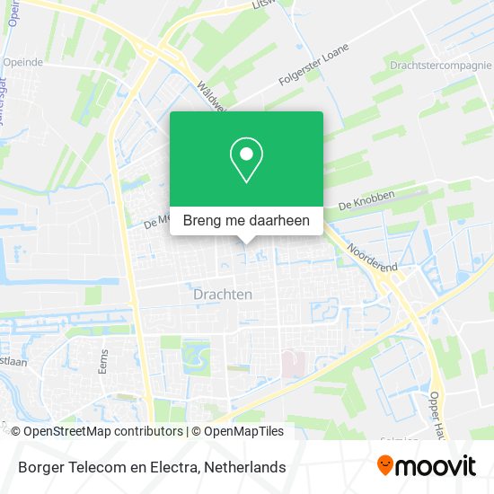 Borger Telecom en Electra kaart