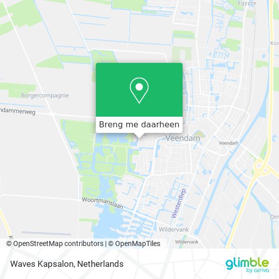 Waves Kapsalon kaart