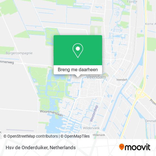 Hsv de Onderduiker kaart