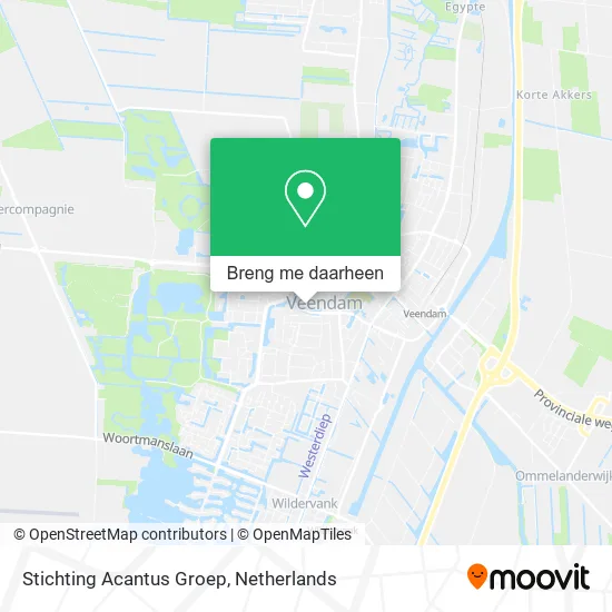 Stichting Acantus Groep kaart