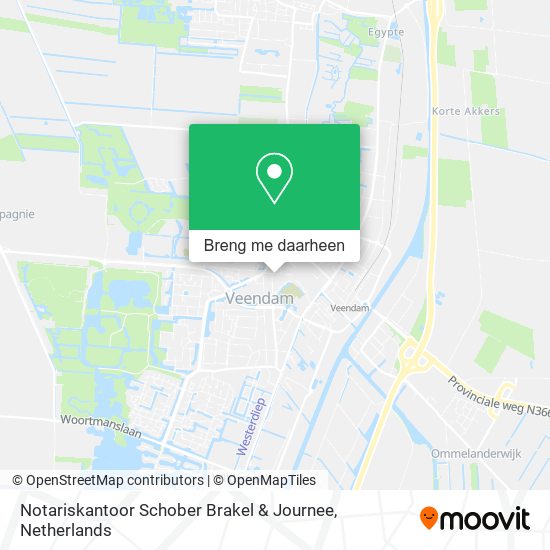 Notariskantoor Schober Brakel & Journee kaart