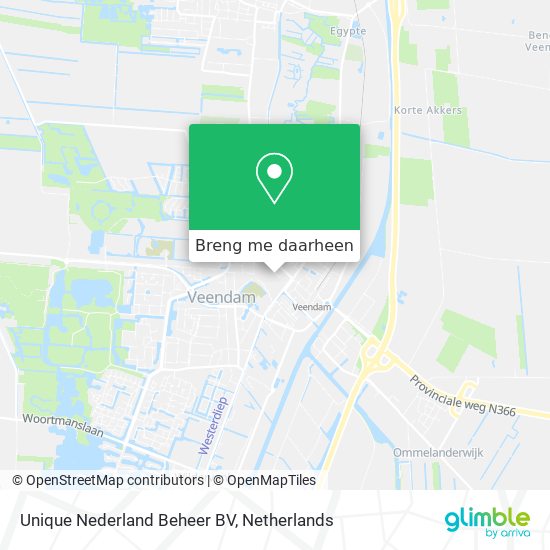 Unique Nederland Beheer BV kaart