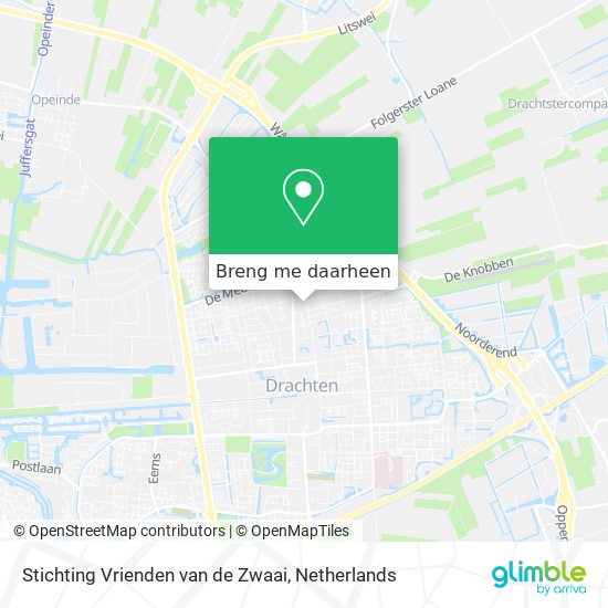 Stichting Vrienden van de Zwaai kaart