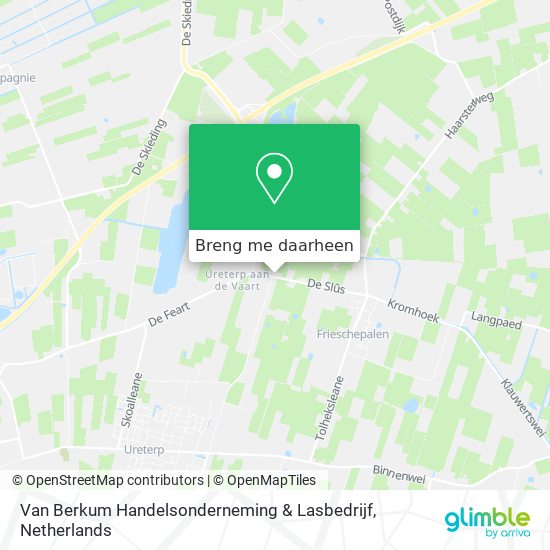 Van Berkum Handelsonderneming & Lasbedrijf kaart