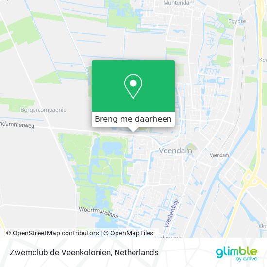 Zwemclub de Veenkolonien kaart