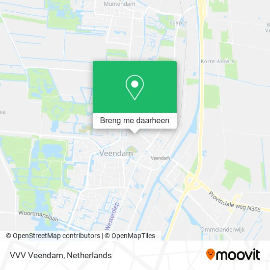 VVV Veendam kaart