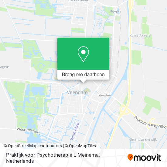 Praktijk voor Psychotherapie L Meinema kaart