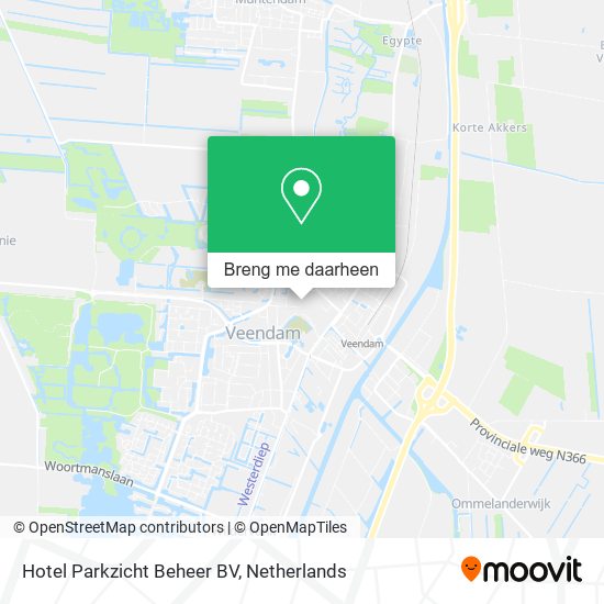 Hotel Parkzicht Beheer BV kaart