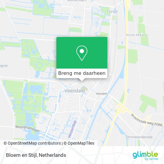 Bloem en Stijl kaart