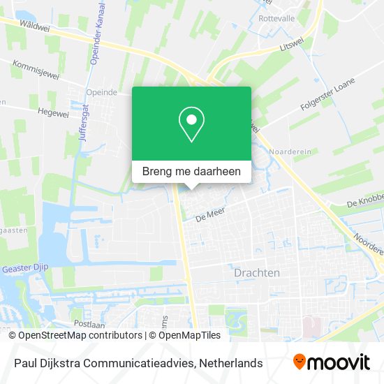 Paul Dijkstra Communicatieadvies kaart