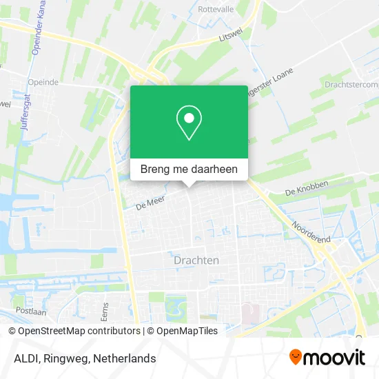 ALDI, Ringweg kaart