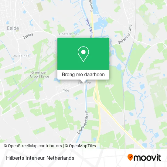 Hilberts Interieur kaart