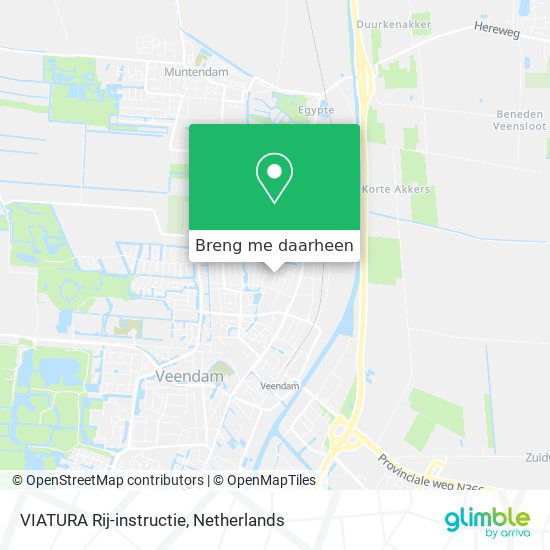 VIATURA Rij-instructie kaart