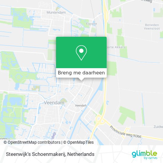 Steenwijk's Schoenmakerij kaart