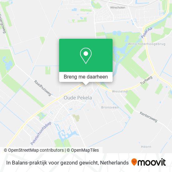 In Balans-praktijk voor gezond gewicht kaart