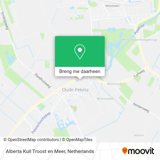 Alberta Kuil Troost en Meer kaart