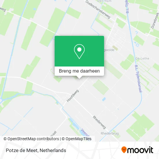 Potze de Meet kaart