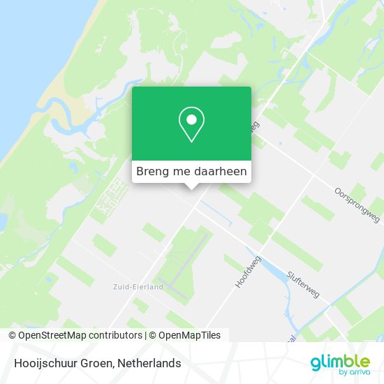 Hooijschuur Groen kaart