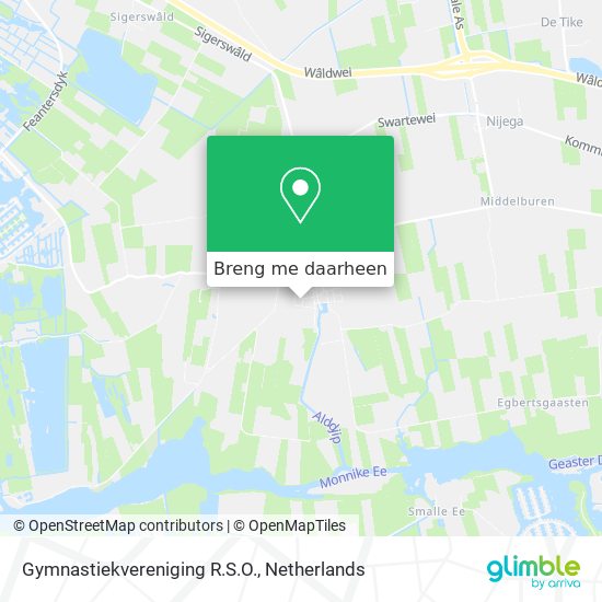 Gymnastiekvereniging R.S.O. kaart