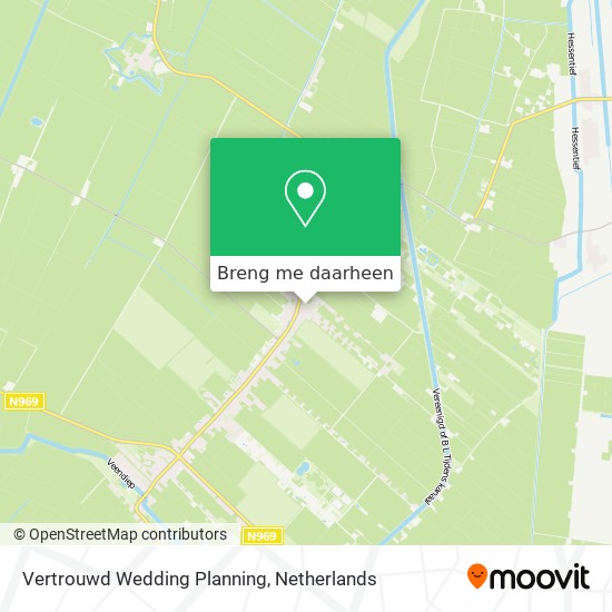 Vertrouwd Wedding Planning kaart