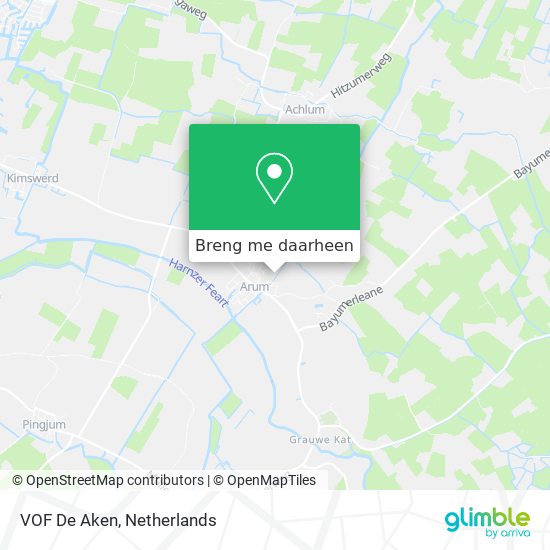 VOF De Aken kaart