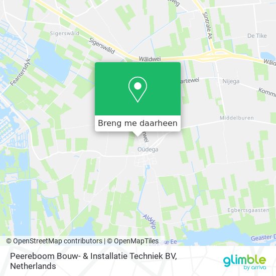 Peereboom Bouw- & Installatie Techniek BV kaart