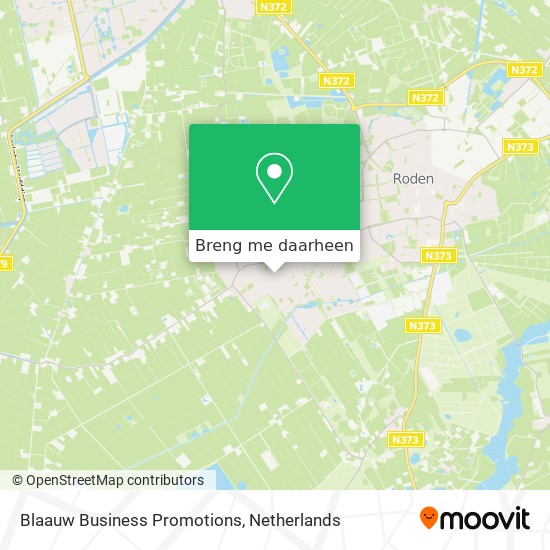 Blaauw Business Promotions kaart