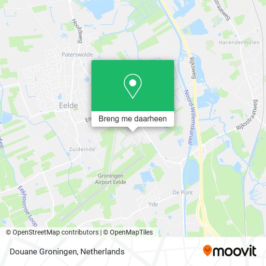Douane Groningen kaart