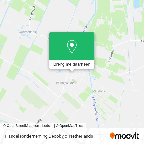 Handelsonderneming Decobyjo kaart