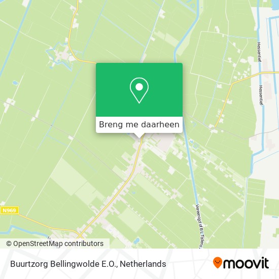 Buurtzorg Bellingwolde E.O. kaart