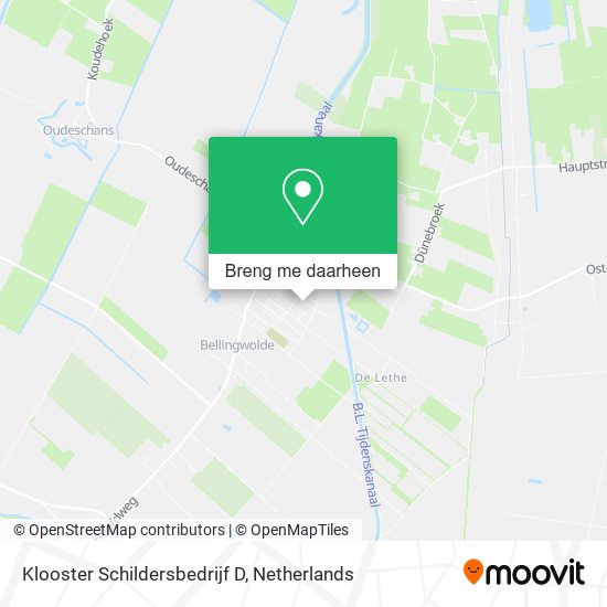 Klooster Schildersbedrijf D kaart