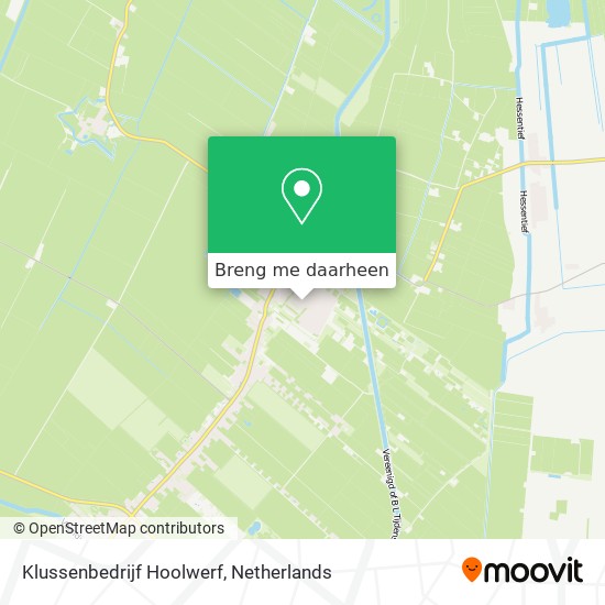 Klussenbedrijf Hoolwerf kaart