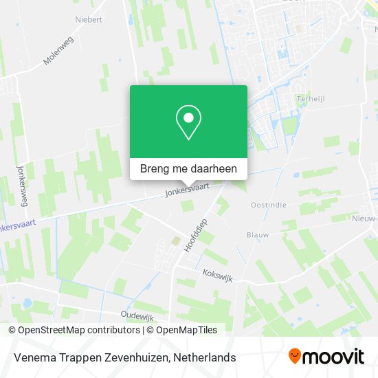 Venema Trappen Zevenhuizen kaart