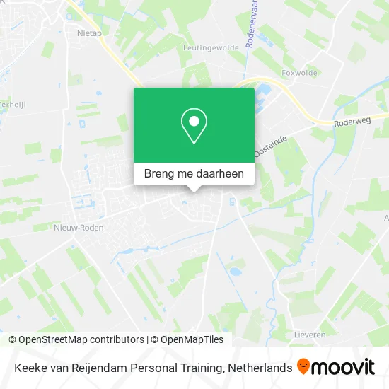 Keeke van Reijendam Personal Training kaart