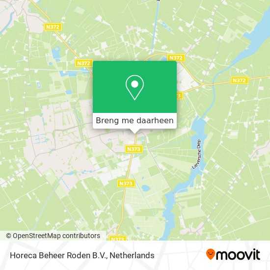 Horeca Beheer Roden B.V. kaart