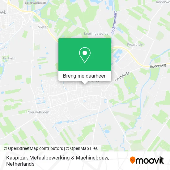Kasprzak Metaalbewerking & Machinebouw kaart