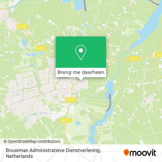 Bouwman Administratieve Dienstverlening kaart