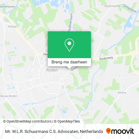 Mr. W.L.R. Schuurmans C.S. Advocaten kaart