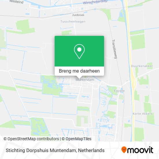 Stichting Dorpshuis Muntendam kaart