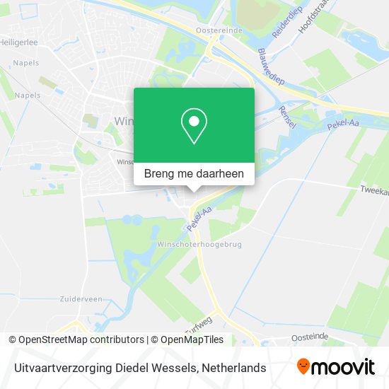 Uitvaartverzorging Diedel Wessels kaart