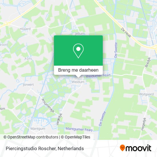 Piercingstudio Roscher kaart