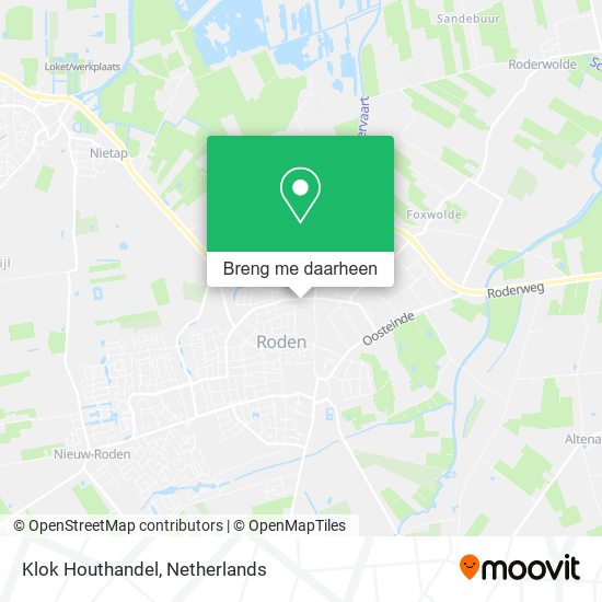 Klok Houthandel kaart