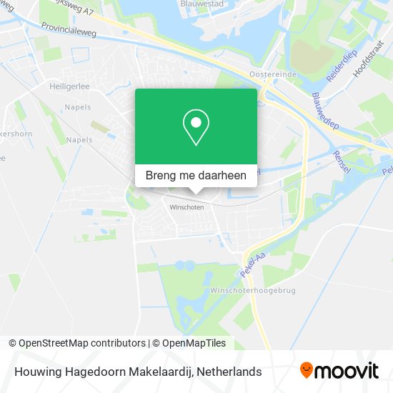 Houwing Hagedoorn Makelaardij kaart