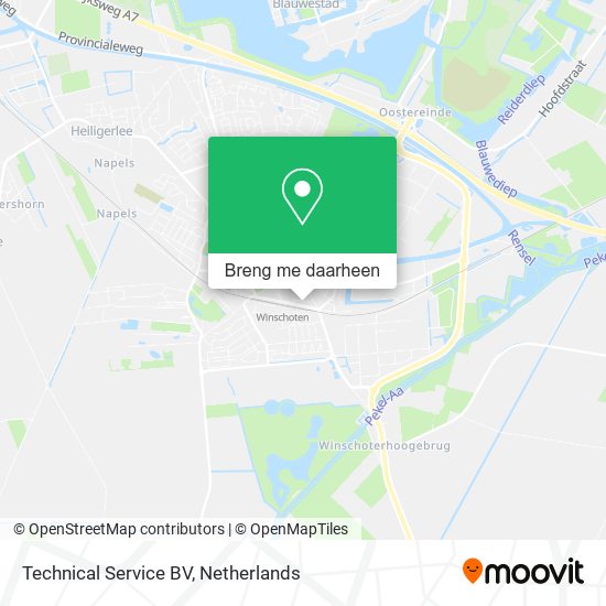 Technical Service BV kaart