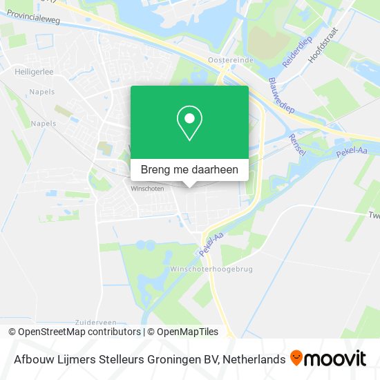 Afbouw Lijmers Stelleurs Groningen BV kaart