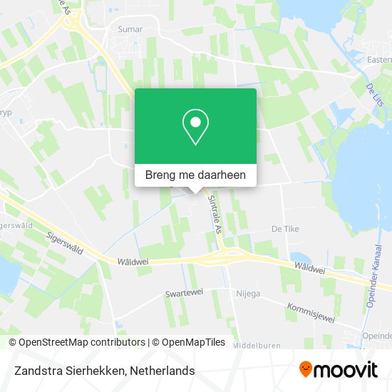 Zandstra Sierhekken kaart
