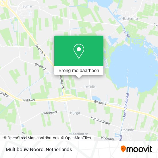 Multibouw Noord kaart