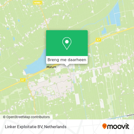 Linker Exploitatie BV kaart